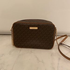 Michael Kors Brown Monaghan Crossbody
